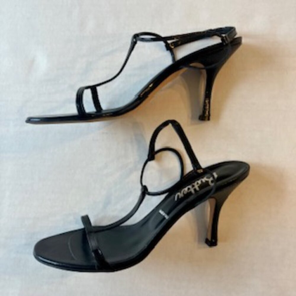 Butter by Lavorazione Artigiana Black heels with ankle strap size 8 1/2 - Picture 5 of 8